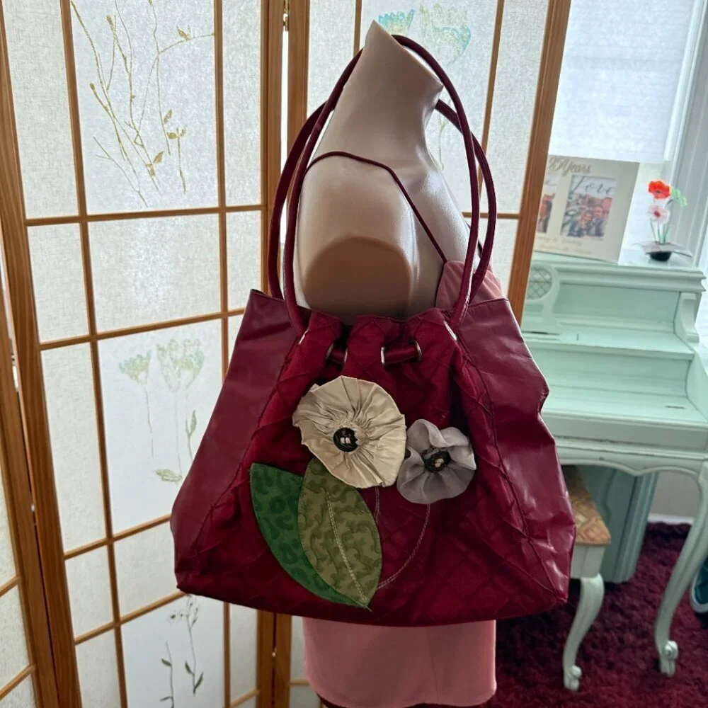 Vintage Romag Floral patchwork Bag